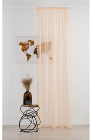 Завеса в цвят сьомга 300x260 cm Voile - Mendola Fabrics
