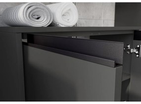 Антрацитен шкаф за мивка 63x55 cm Lemont – Germania