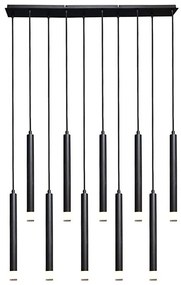 Rabalux 72364 - Пендел RAMIRA 10xG9/5W/230V черен