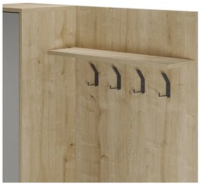 Зелено-естествен комплект за коридор от декор от дъб 108x195x35 cm Heidy – Marckeric