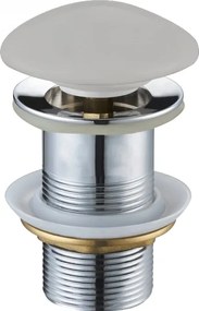 Mexen корк клик-клак кръгъл, сив керамичен мат - 79910-67