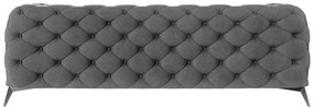 Сив кадифен диван 225 cm Chelsea – Ropez