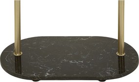 Метална стойка за връхни дрехи в златист цвят 48x178 cm Olaf – Mauro Ferretti