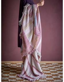 Кафяво одеяло от рециклиран памук 130x160 cm Lane – Bloomingville