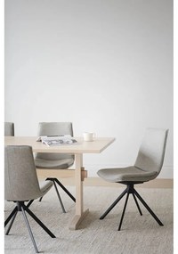 Бежови въртящи се трапезни столове в комплект от 2 броя Lowell - Rowico