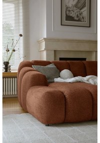 Теракотен ъглов диван (ляв ъгъл) Shell – Miuform