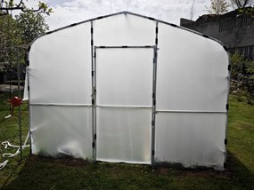 Професионална модулна оранжерия Tunnel Pro System 3 - 36 кв.м. с две врати и проветрение (12x3x2m)