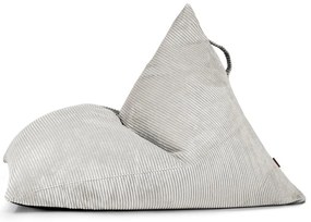 Кремав пуф от рипсено кадифе Razz – SLOWDOWN