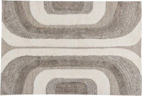 Сив/бежов килим със смес от вълна 170x240 cm Moro – WOOOD