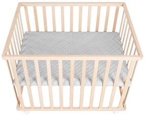 Сива кошара за игра от букова дървесина 75x100 cm Roba style - Roba