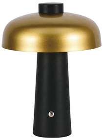 LED регулируема настолна лампа 3W/5V 3000-6000K 1800mAh черно/злато