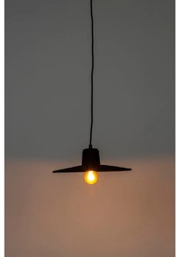 Черно затъмняващо се висящо осветително тяло с ратанов абажур ø 35 cm Balance – Zuiver