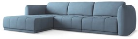 Светлосин ъглов диван (ляв ъгъл) Hoku – Makamii
