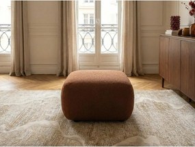 Оранжева табуретка от прежда с примки от букле Montaigne – Bobochic Paris