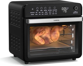 Klarstein Фритюрник Air Glaze, 2100 W, 34 литра, панорамен прозорец, с комплект аксесоари