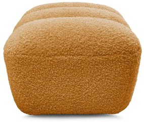 Табуретка от прежда с примки от букле в цвят горчица Hippolyte – Bobochic Paris