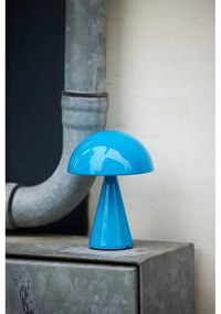 Синя LED затъмняваща се настолна лампа (височина 20 cm) Mush – Hübsch