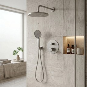 Душ система за вграждане Rea Lungo Stripe Nickel Brush
