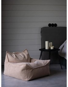 Светлокафяв детски пуф от рипсено кадифе Chair – Wigiwama