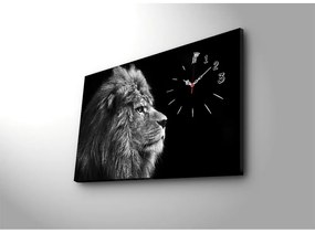 Картинен часовник Лъв, 45 x 70 cm - Wallity