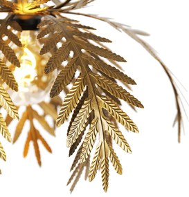 Винтидж висяща лампа златни пера - Botanica