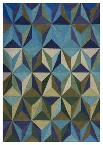Син вълнен килим 160x230 cm Reverie – Flair Rugs