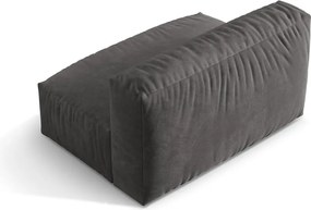 Сив кадифен модул за диван (среден модул) Martina – Micadoni