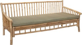 Бамбуков градински диван в бежово-натурален цвят Sole - Bloomingville