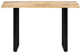 285837 vidaXL Трапезна маса, 120x60x76 cм, мангово дърво масив
