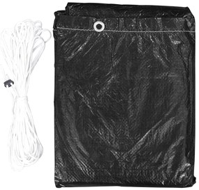 Покривало за градинска люлка, 10 капси, 2 ципа, 255x145x170 см