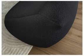 Черен пуф Lilibet – Bobochic Paris