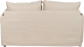Кремав ленен диван 160 cm – Ixia