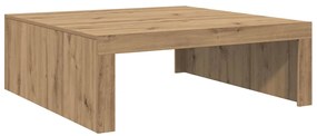 856685 vidaXL Кафе маса, дъб артизан, 100x100x35 см, инженерно дърво