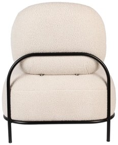 Кремаво кресло от букле Polly – White Label