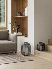 Сива ваза от неръждаема стомана (височина 21 cm) Miyabi – Blomus