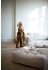 Жълт разтегателен диван 140 cm Hippo - Karup Design