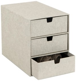 Бежова кутия за чекмеджета с 3 чекмеджета Ingrid - Bigso Box of Sweden