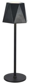 LED регулируема презареждаема настолна лампа LED/4W/5V 3000-6000K 1800 mAh черна
