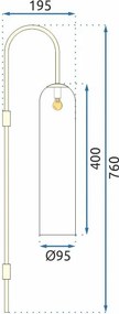 Аплик Gold APP664-1W