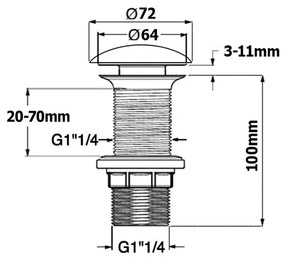 Сифон за мивка Infinity – Sapho
