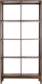 Библиотека от масивно манго в естествен цвят 95x190 cm Sondrio – Light &amp; Living