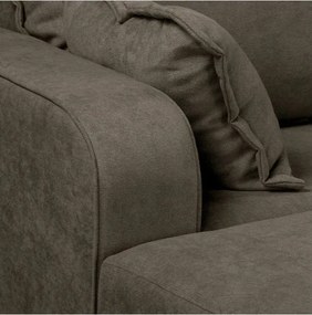 Кафяв ъглов диван (ляв ъгъл) Beata - Ropez