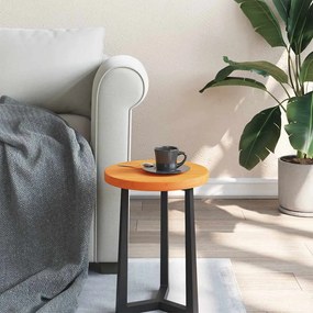 847124 vidaXL Плот за маса, кръгъл, восъчнокафяв, Ø30x2,5 см, бор масив