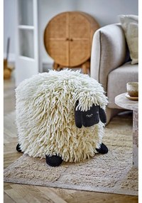 Кремав вълнен детски пуф Dolly – Bloomingville Mini