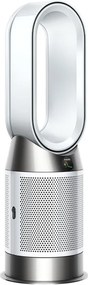 Пречиствател въздух 2в1 Dyson Purifier Hot+Cool HP1 544826-01, Отоплител, 50W, 30 м2, 287 l/s, 10 скорости, Air Multiplier™, Wi-Fi, Bluetooth, Осцилация, Бял/сребрист