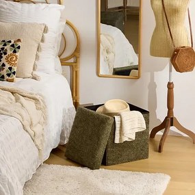 Пуф със съхранение atmosphera Soana, Каки, 38 cm