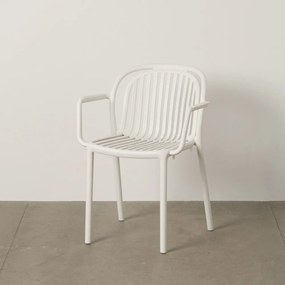 Бял пластмасов трапезен стол Alia – Ixia