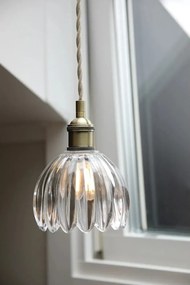 Метално висящо осветително тяло със стъклен абажур ø 13 cm Gota – Markslöjd