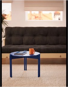 Синя кръгла масичка за кафе от масивен бор ø 80 cm Sticks – Karup Design