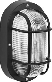 Osram - Външен стенен осветител BULKHEAD 1xE27/10W/230V IP54 черен